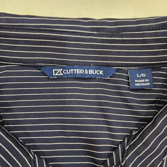 Cutter & Buck Polo Shirt Mens Large Blue 2020 Ryder Cup Whistling Straits Golf - Picture 5 of 10